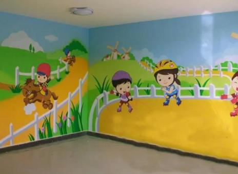 陆良幼儿园墙体彩绘制作流程及注意事项
