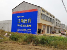 陆良农村墙体广告在不同形式上面展现的不同特色