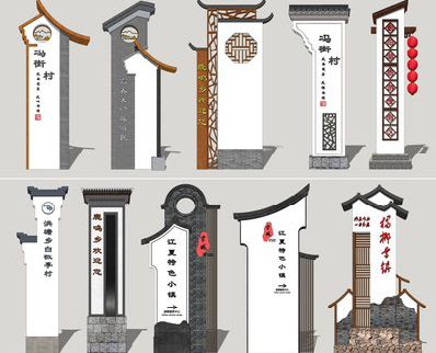 陆良美丽乡村标识标牌有哪些分类？