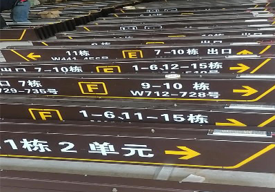 陆良广告标识中，常见的几种安装方式。