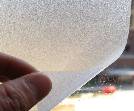 陆良玻璃门外面粘广告用什么材料好？