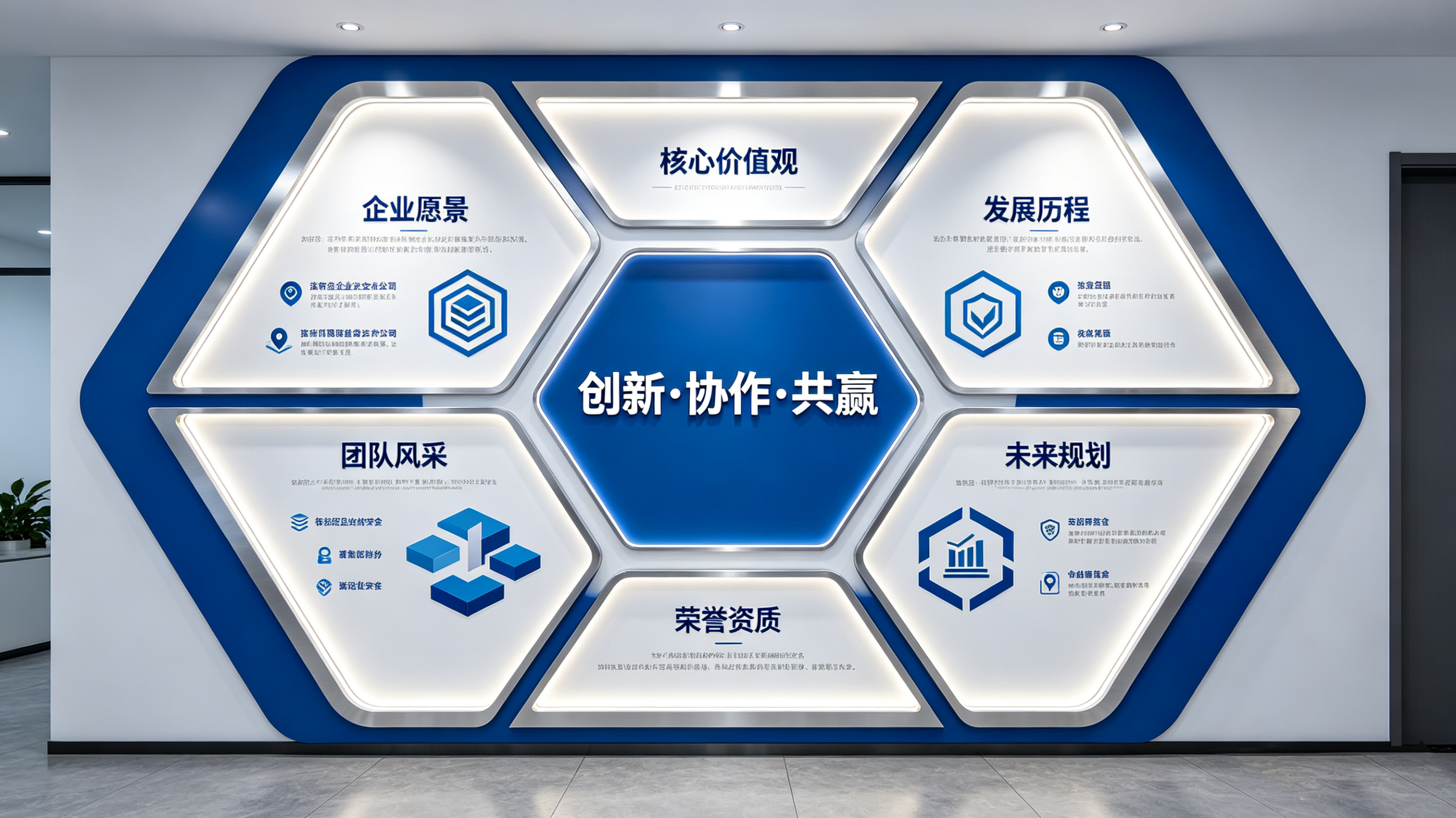 陆良企业文化墙六边形避坑指南（新手常犯5个错误）